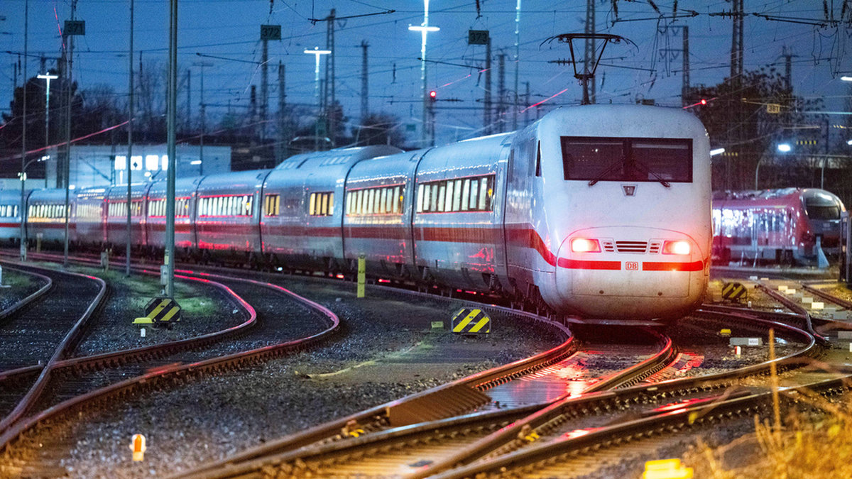 Tyska tågförare har strejkat sex gånger sedan november. Arkivbild.