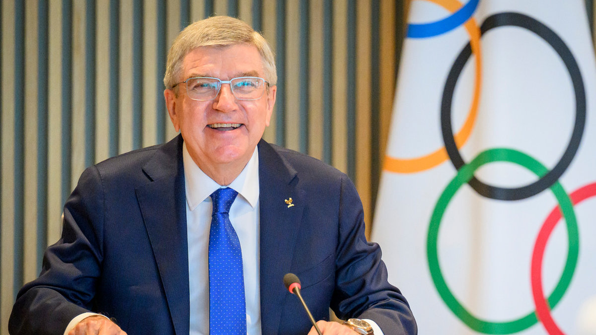 Thomas Bach, ordförande för Internationella olympiska kommittén (IOK). Arkivbild