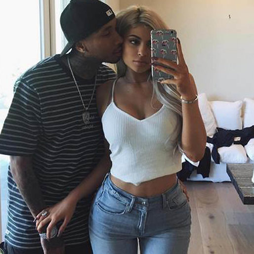 Kylie Jenner med pojkvännen Tyga Kylie Jenner med pojkvännen Tyga