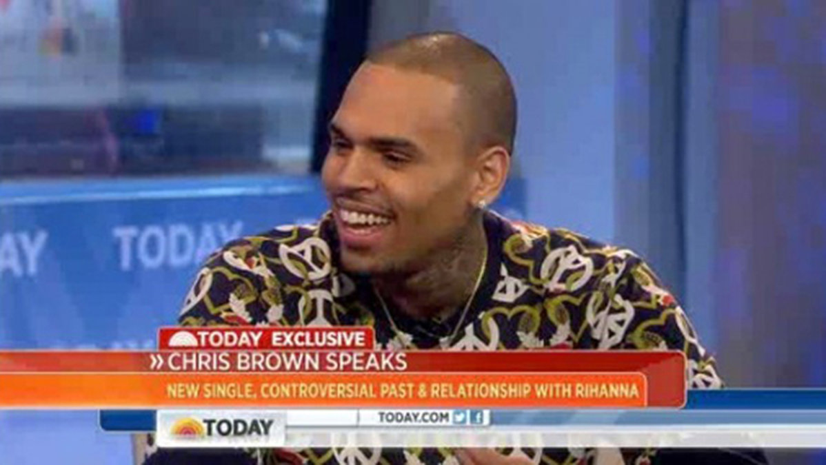Chris Brown i intervjun hos Matt Lauer. 