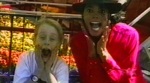Macaulay Culkin och hans dåvarande bästis Michael Jackson på Neverland Ranch. 