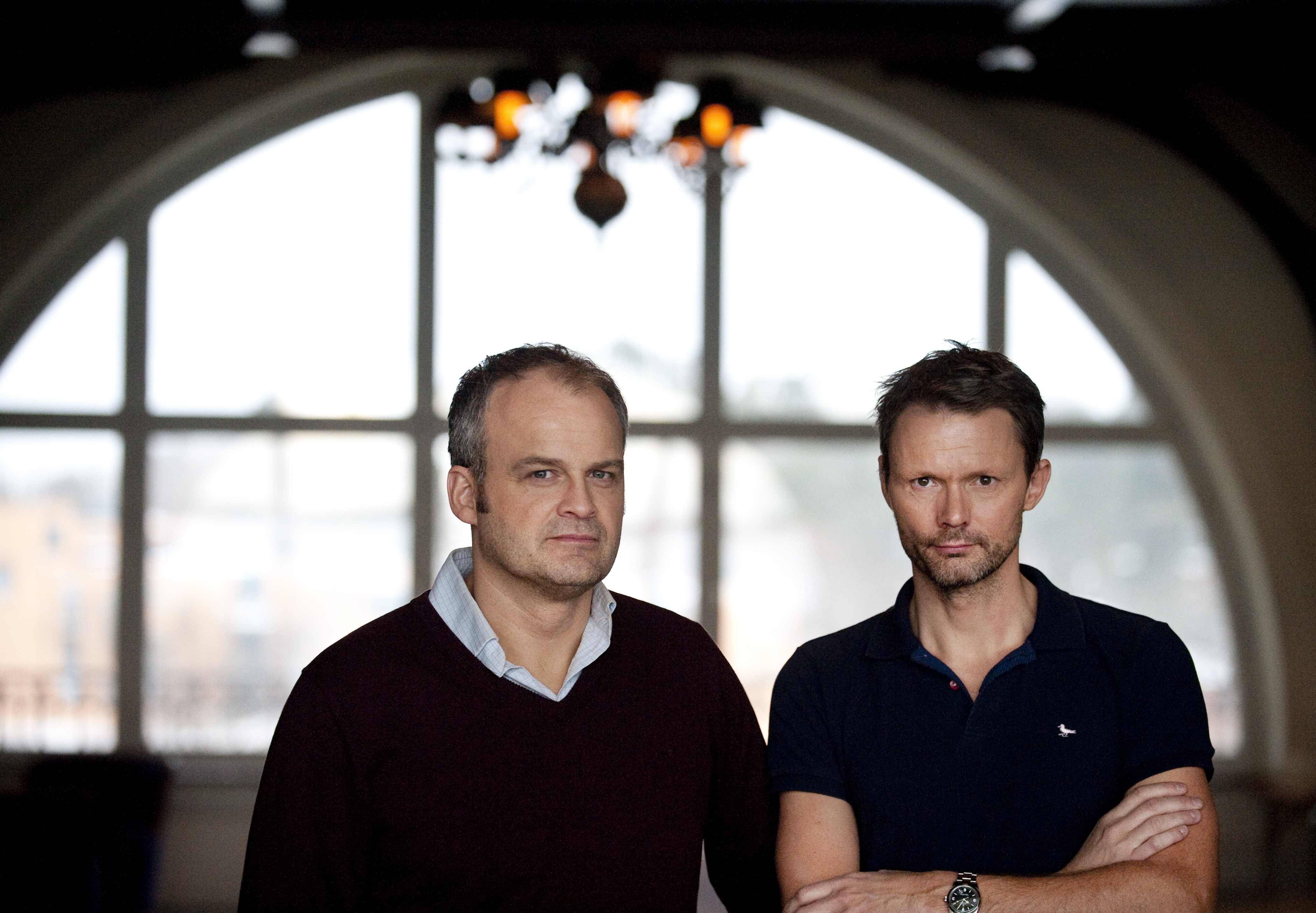 Johan Rheborg och Felix Herngren från Solsidan kommer att turnera med Big Comedy.