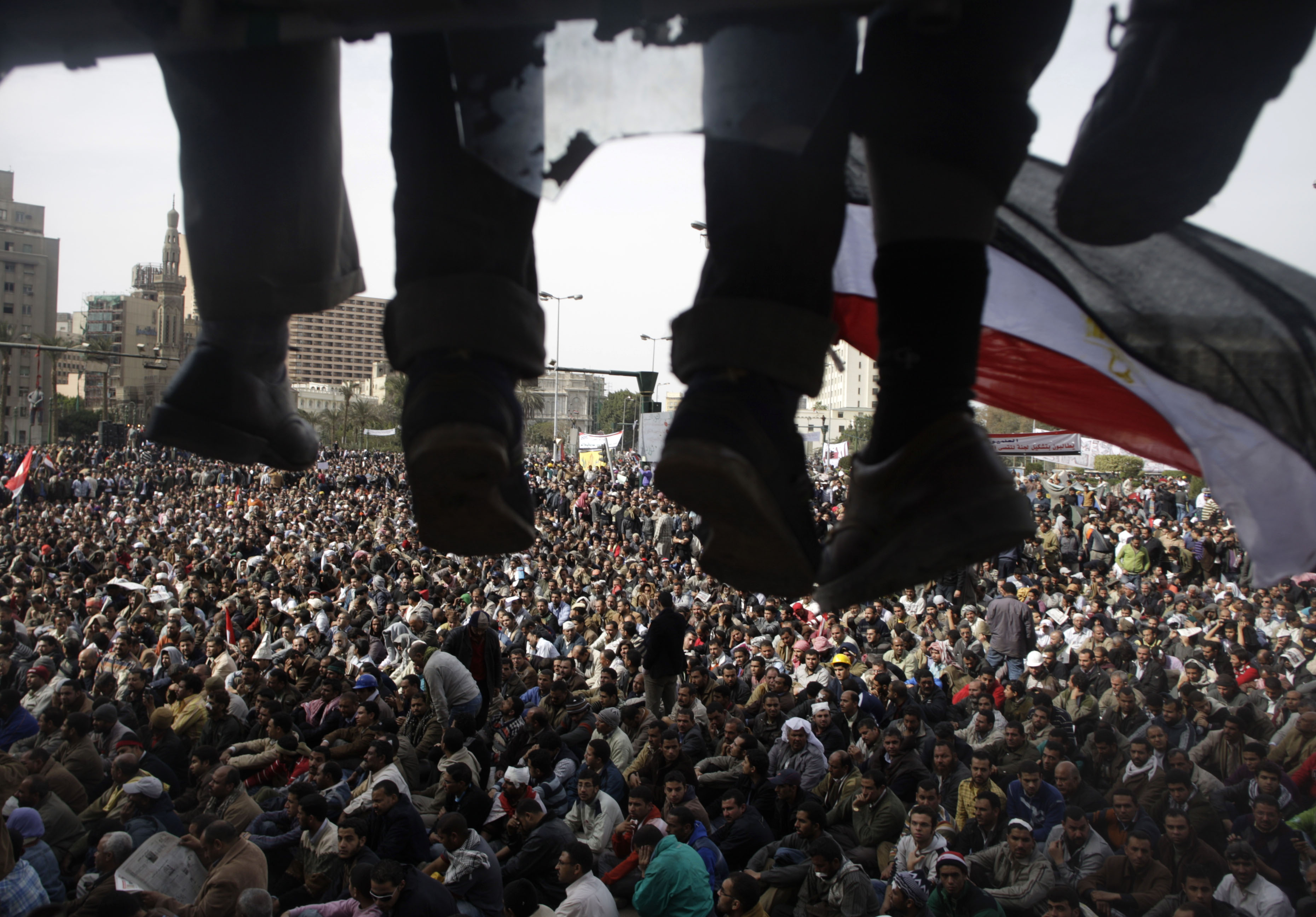 Demonstration, Egypten, Hosni Mubarak, Kravaller, Revolution, Avgång, Tahrir