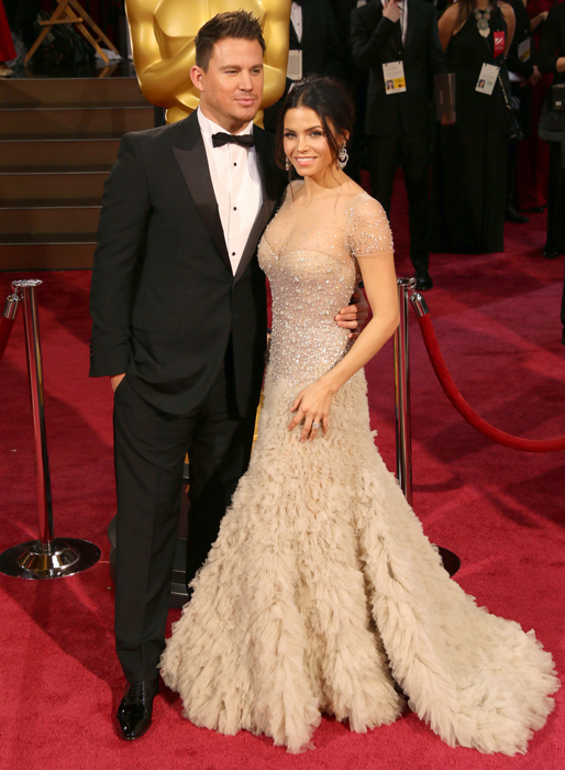 Channing Tatum med Jenna Dewan. Channing Tatum med Jenna Dewan.