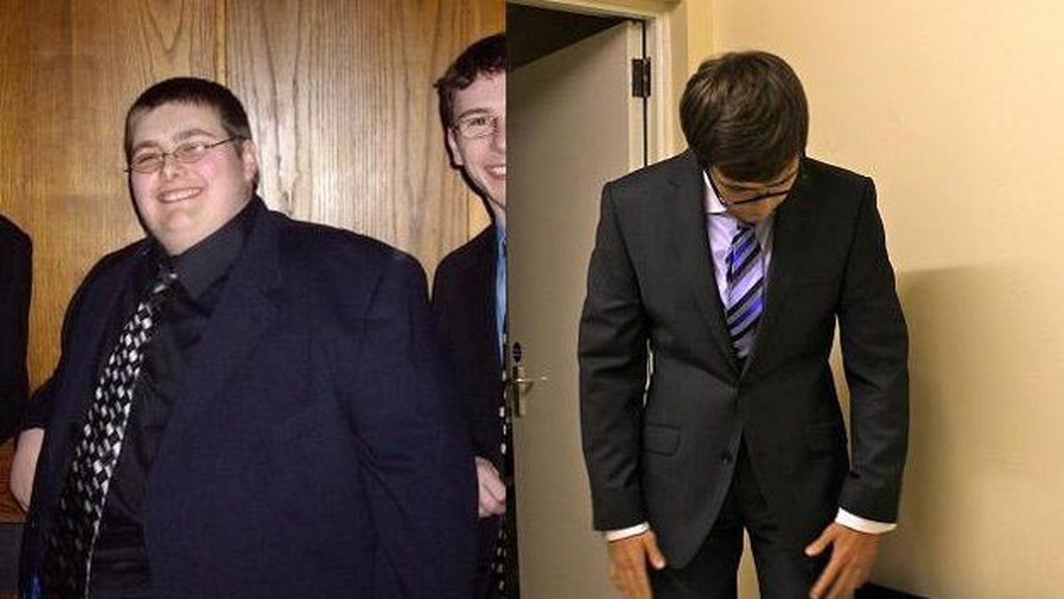 Han gick ner 118 kilo. 