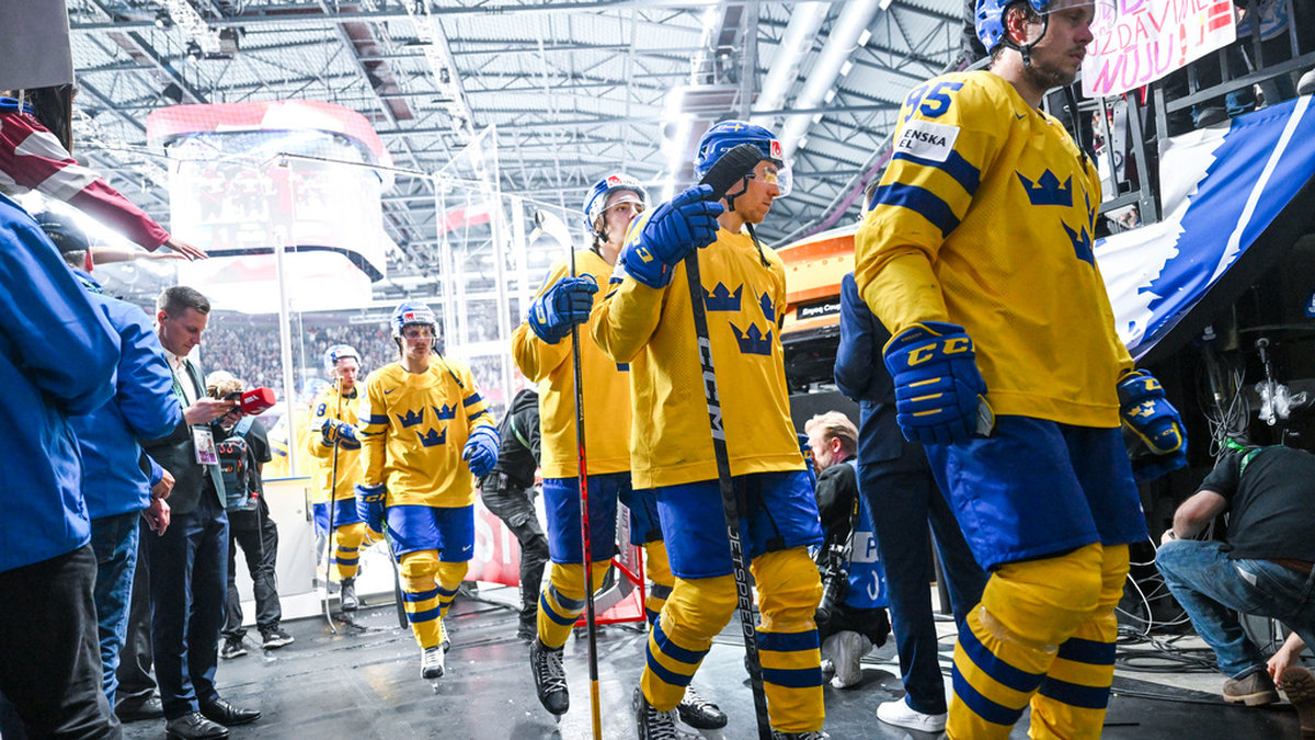 Tre Kronor är ute ur ishockey-VM efter 1–3 mot Lettland.