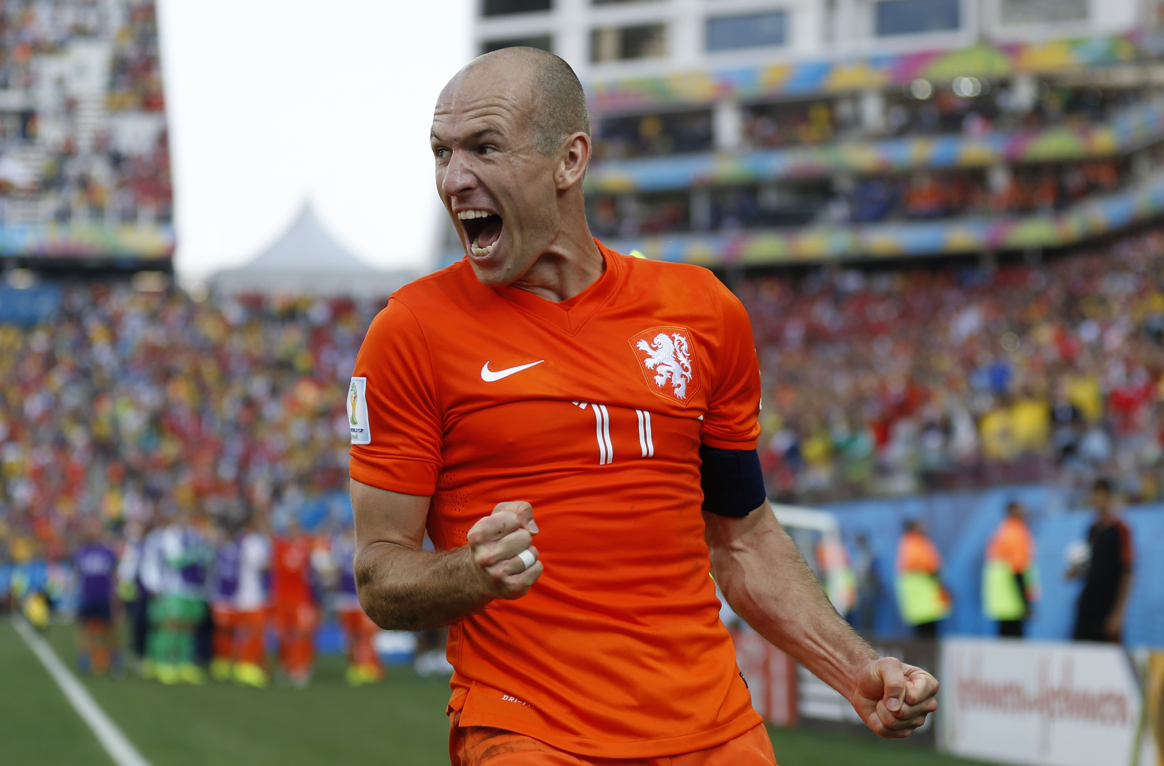 1. Arjen Robben, Nederländerna. Vilket slutspel han, precis som Nederländerna, har gjort hittills. Det blir farligt varje gång han har bollen. I sin livs form, hur mycket är det värt i slutändan? 1. Arjen Robben, Nederländerna. Vilket slutspel han, precis som Nederländerna, har gjort hittills. Det blir farligt varje gång han har bollen. I sin livs form, hur mycket är det värt i slutändan?