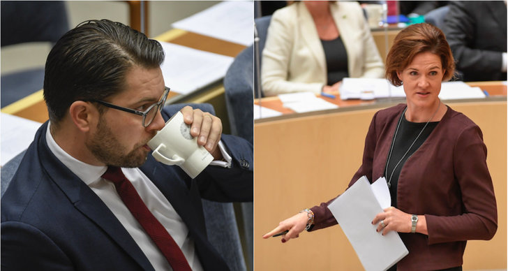 Anna Kinberg Batra, Partiledardebatt, Moderaterna, Jimmie Åkesson, Sverigedemokraterna