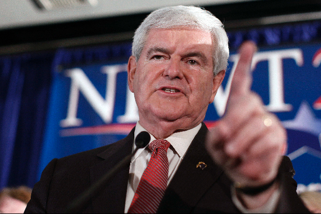 Newt Gingrich vann primärvalet i South Carolina.