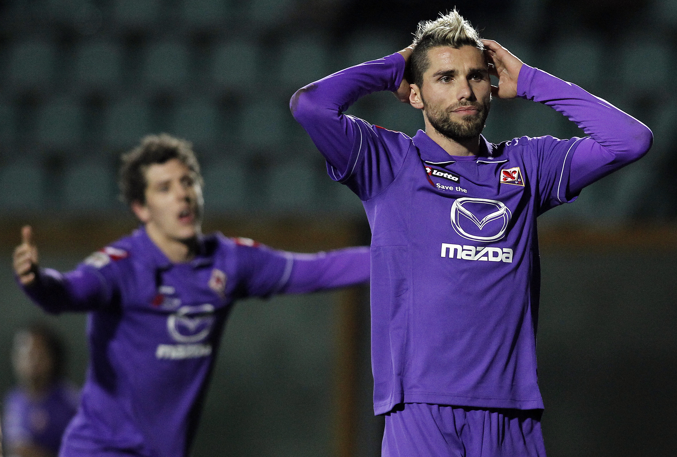 Behrami och Jovetic, två spelare som har kapacitet för att spela i en större klubb än Fiorentina. 