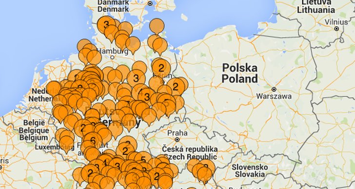 Karta, Sociala Medier, Invandring, Tyskland