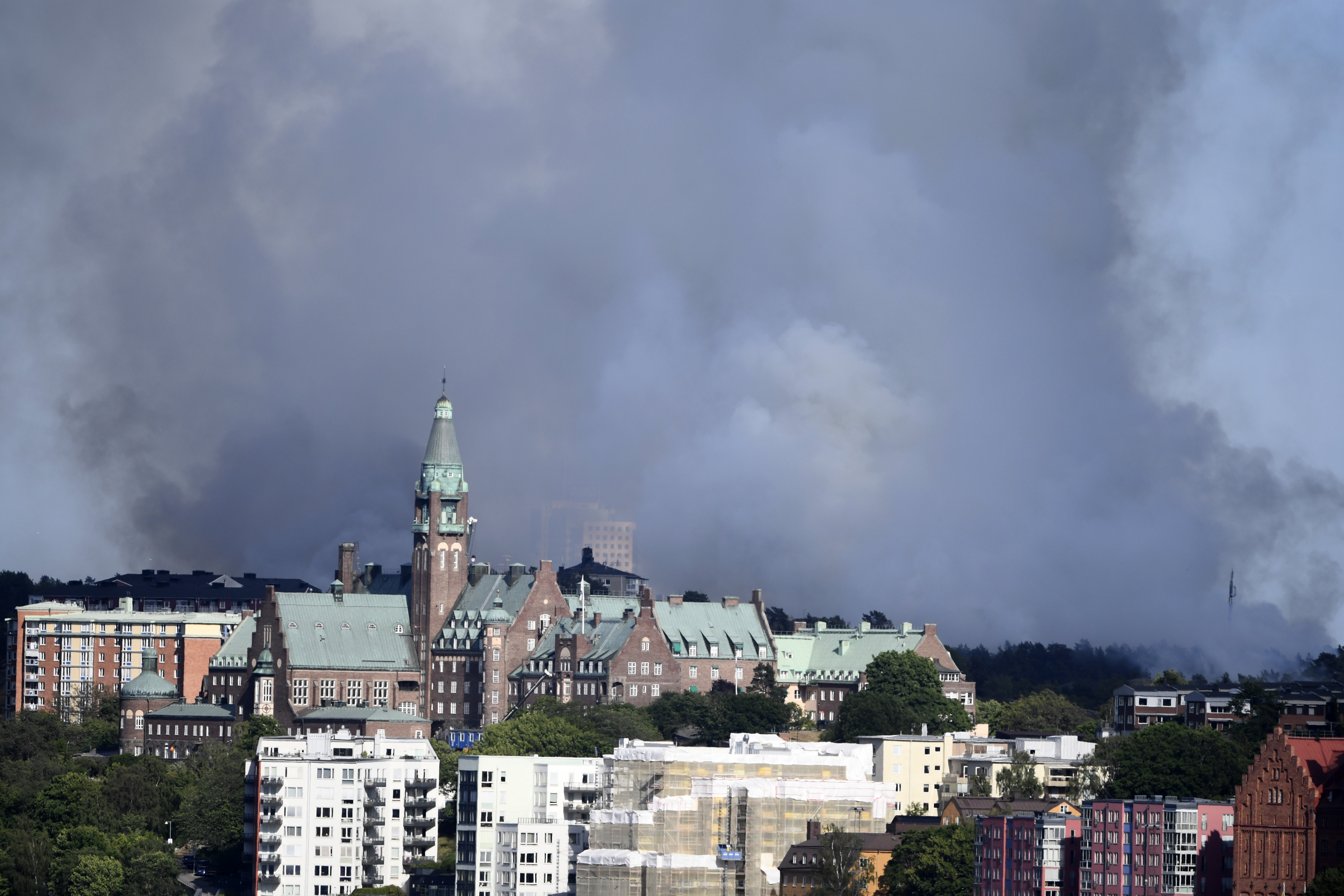 Rökutveckling utanför Stockholm Rökutveckling utanför Stockholm