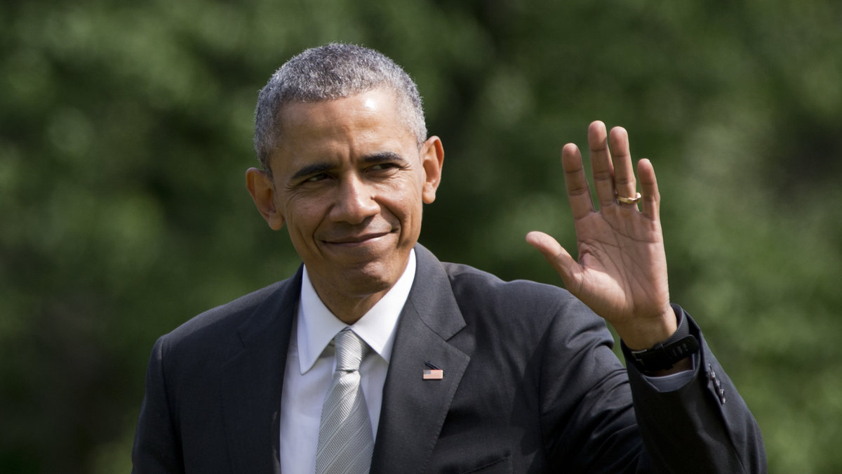 Barack Obama, USA:s president. 