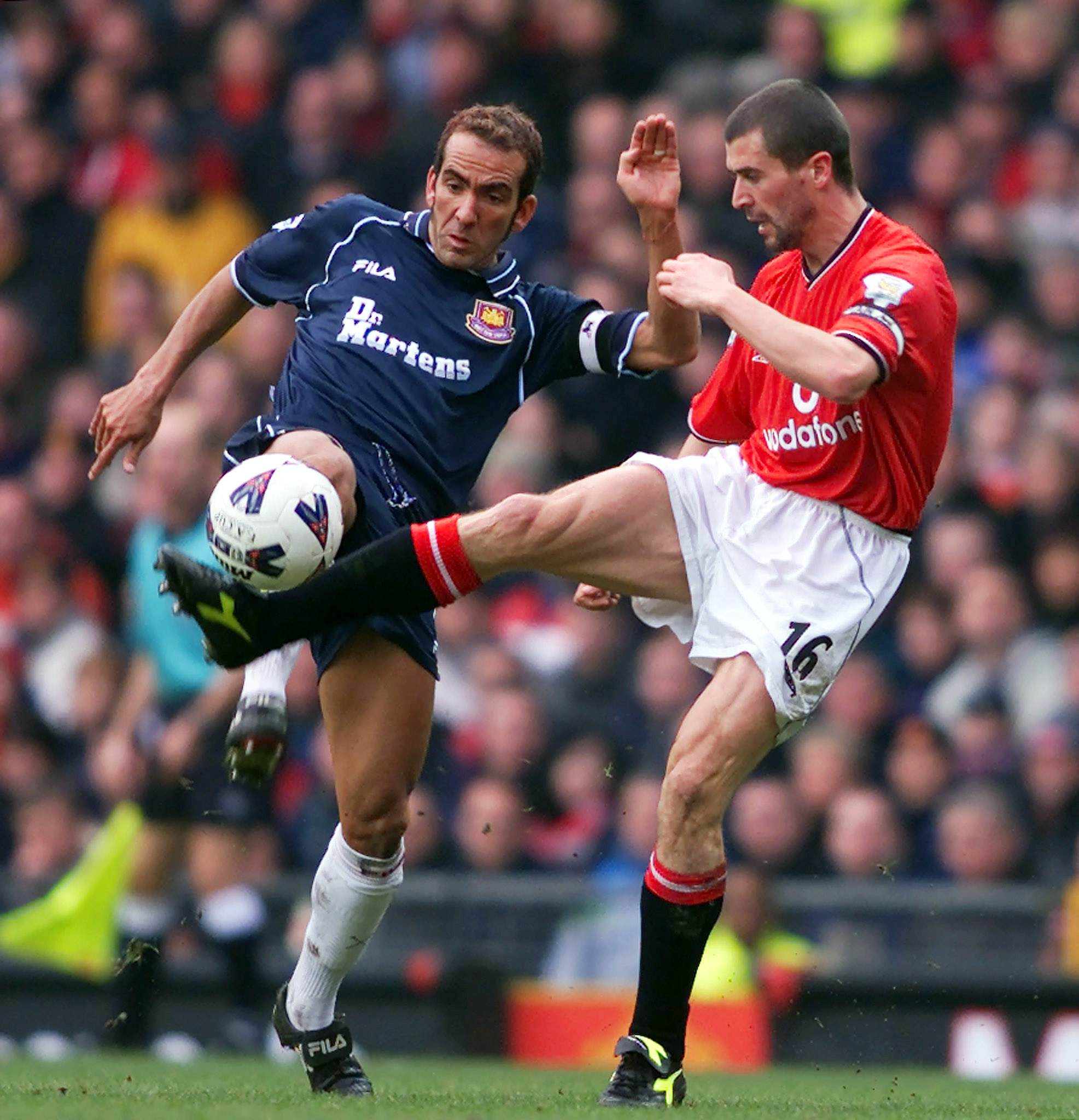 Paolo Di Canio skickade ur Manchester United ur FA cupen 2001.