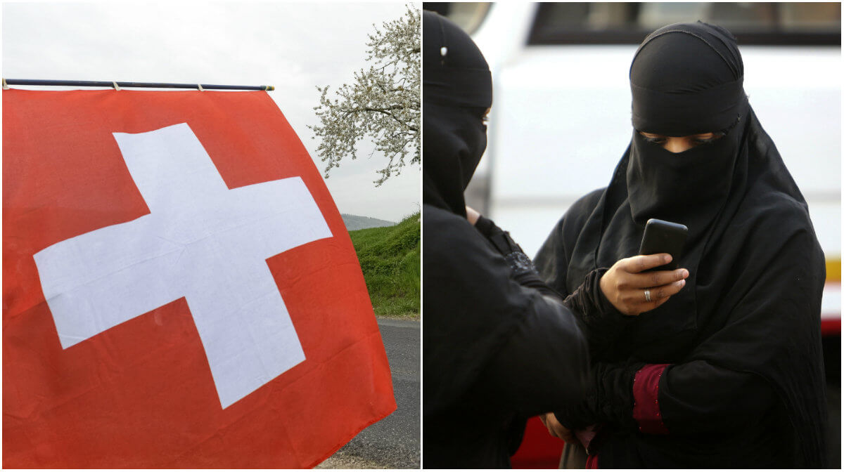 Schweiz, Böter, Forbud, Lag, Burka