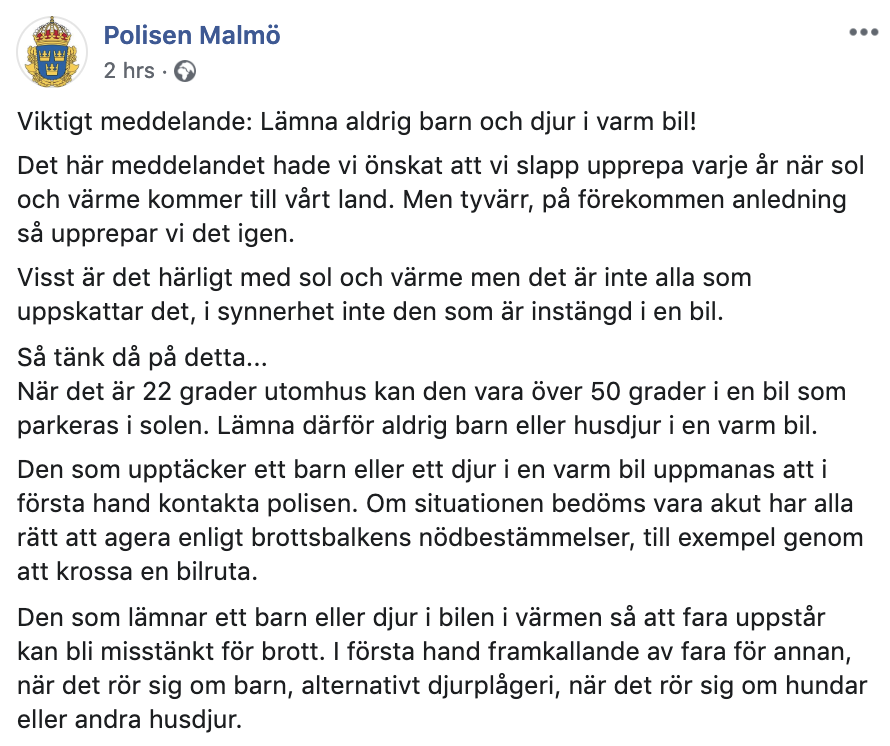 Polisen Malmö Polisen Malmö