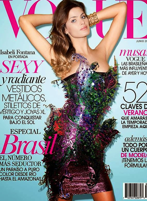 Isabeli Fontana på omslaget till mexikanska Vogue. Isabeli Fontana på omslaget till mexikanska Vogue.