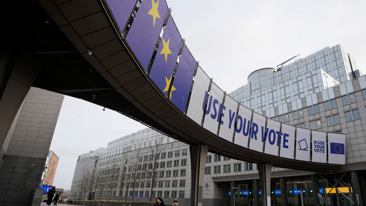 EU-parlamentets lokaler i Bryssel, varifrån en gripen man misstänks ha spionerat för Kinas räkning. Arkivfoto.