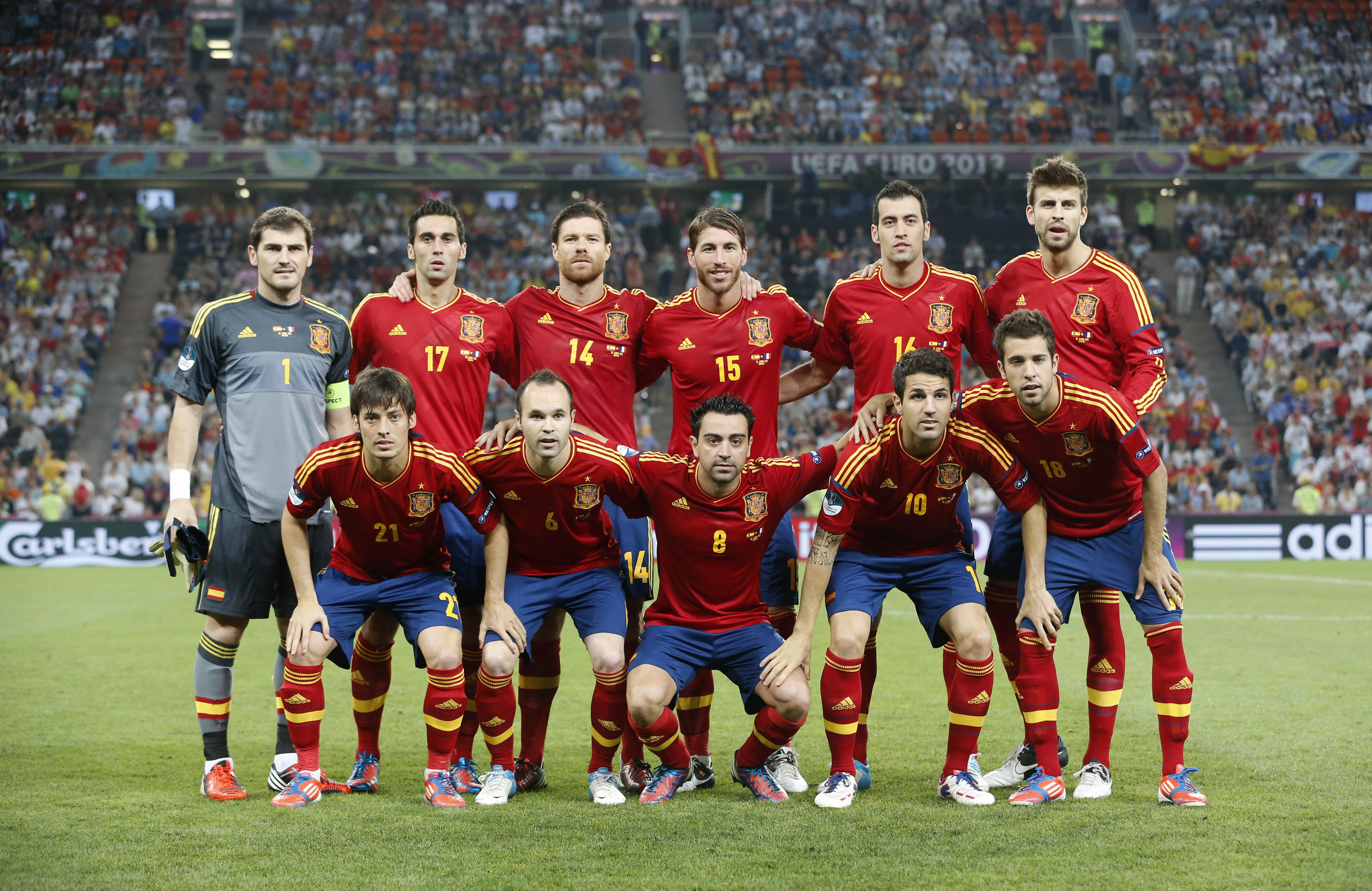 Spaniens startelva. Spaniens startelva.
