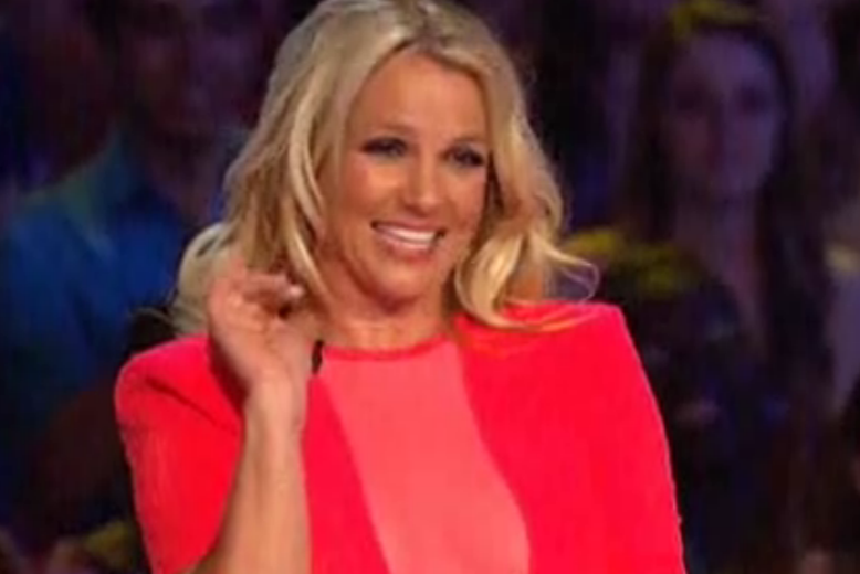 Britney Spears som jurymedlem i "The X Factor". 