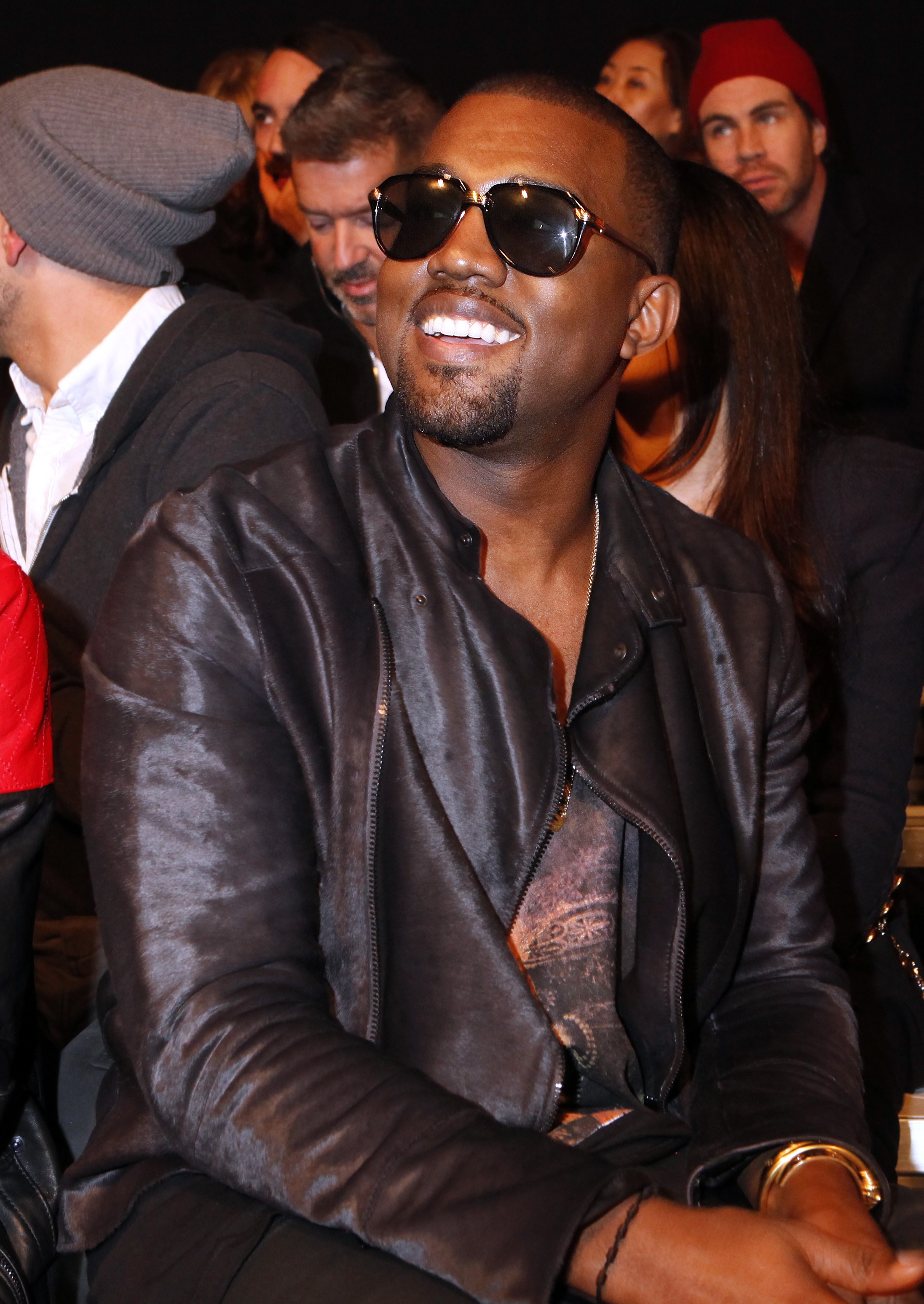 Kanye West, på fest.