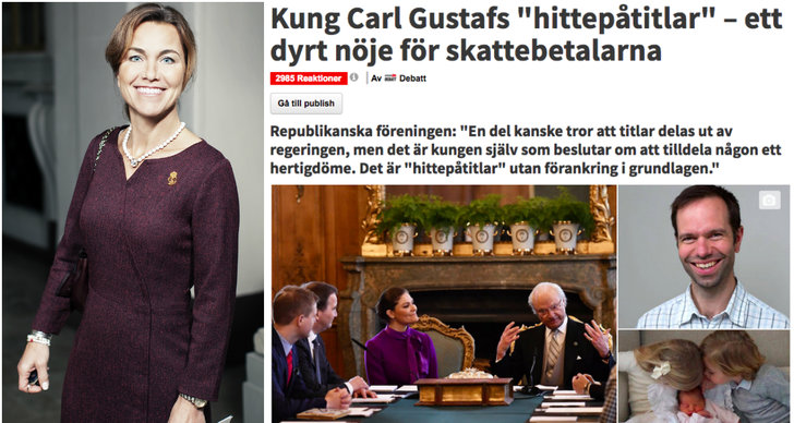 Margareta Thorgren, Kung Carl Gustav, Hovet
