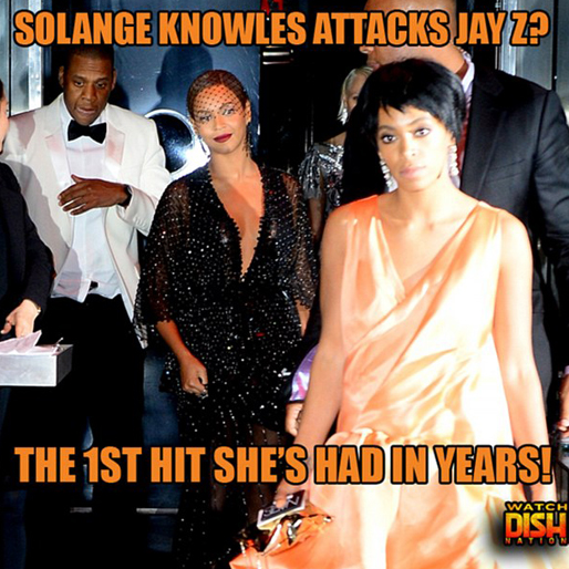 Många passade på att driva med Solanges avstannade karriär.