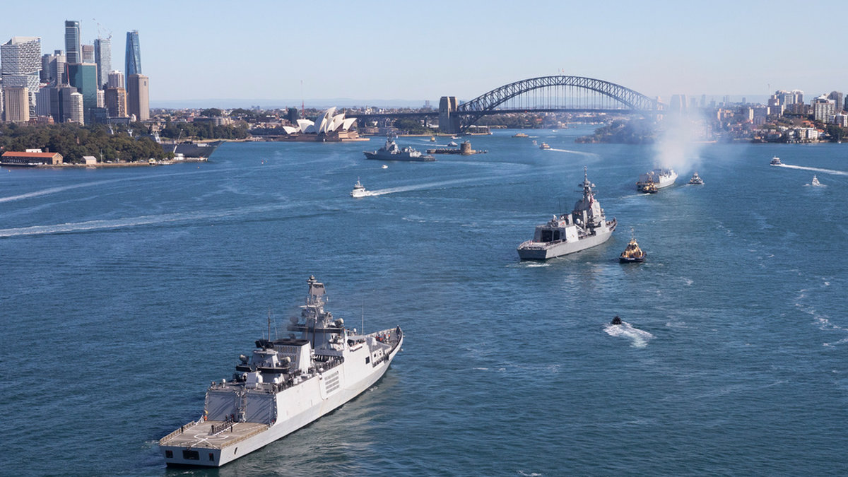 Australien beställer flera nya stridsfartyg. Arkivbild.