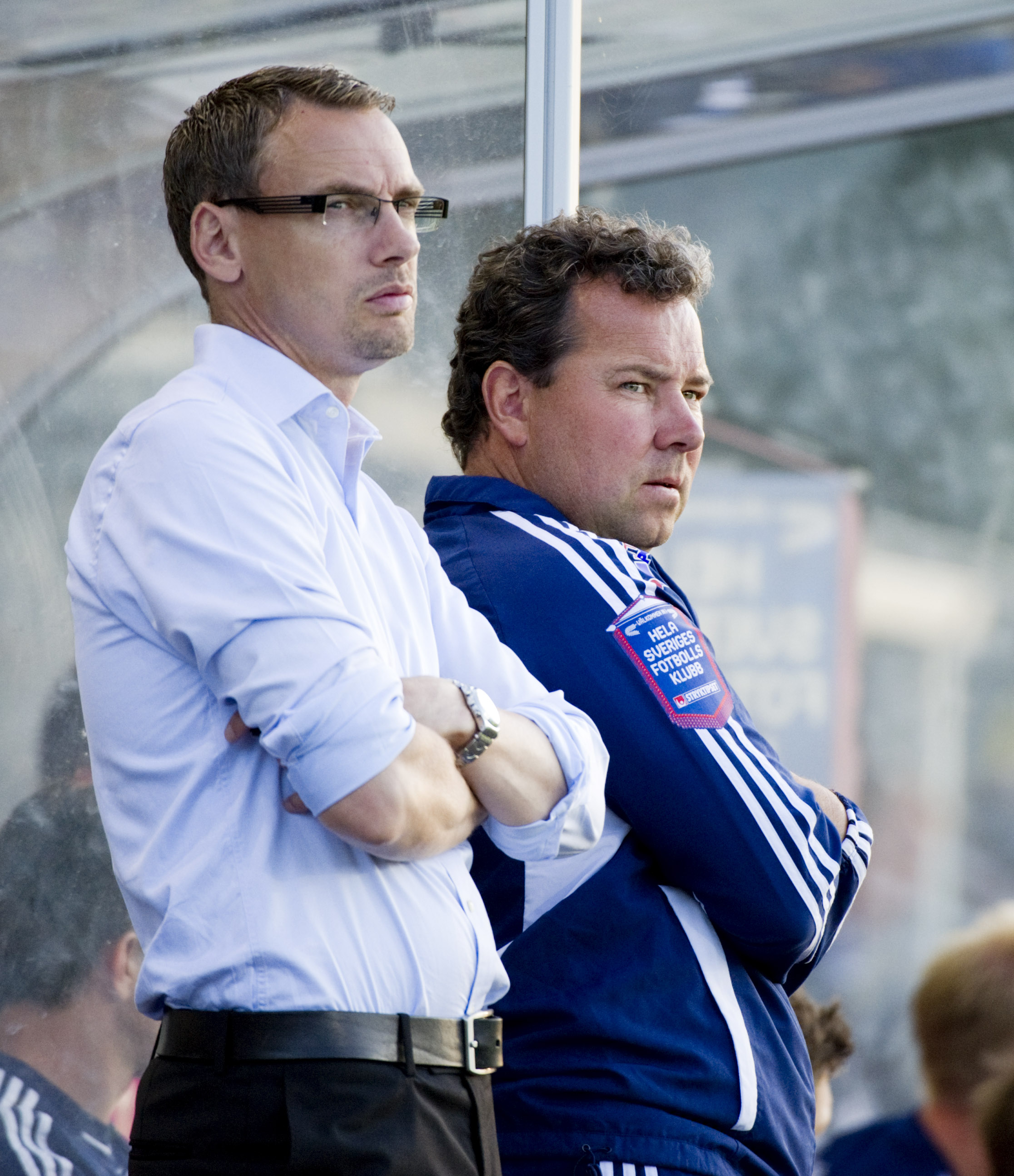 IFK-tränarna Jonas Olsson och Stefan Rehn har mycket att tänka på.