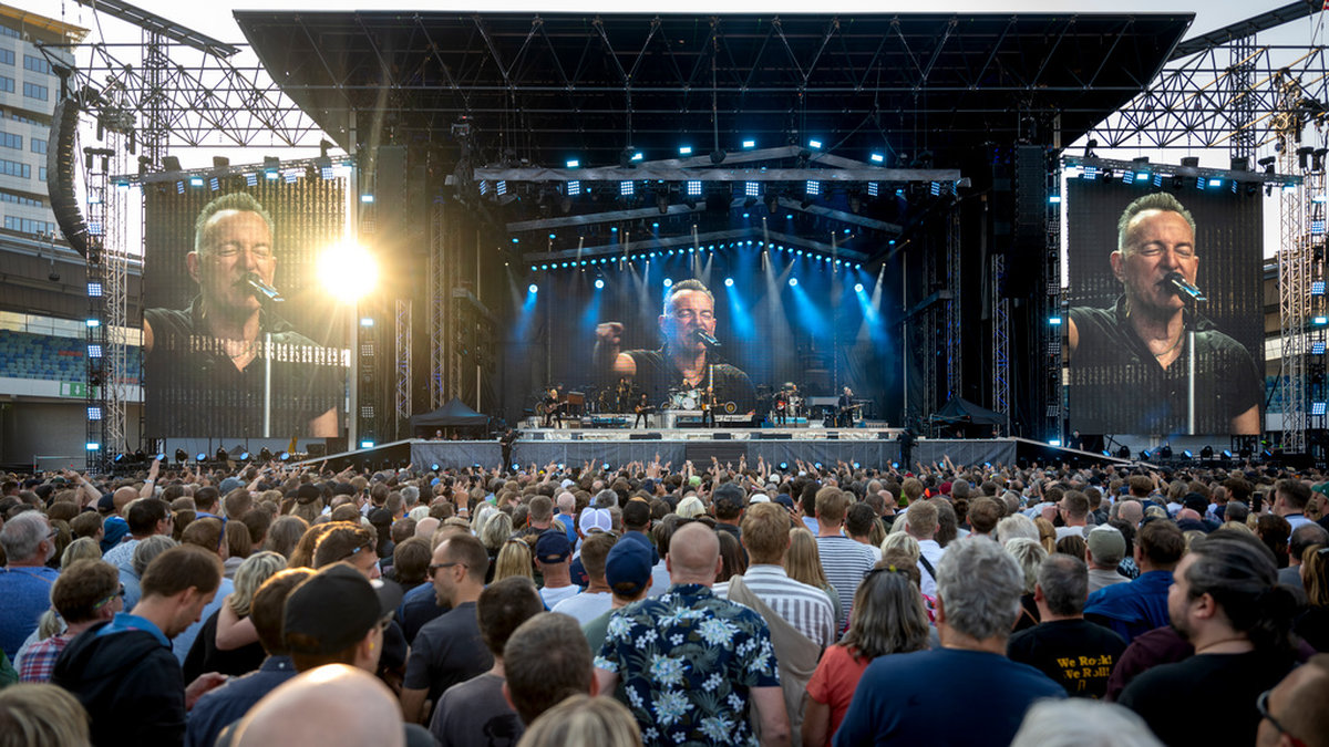 Bruce Springsteen uppträdde på Ullevi tidigare i sommar. Arkivbild.