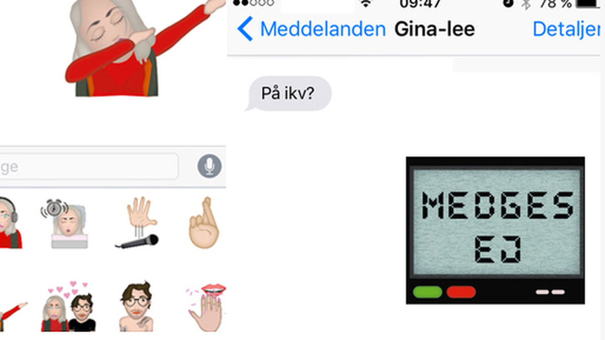 Gina-Lees app EmoGi. 