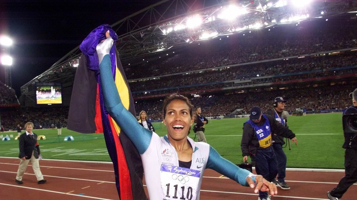 Cathy Freeman blev en symbol för ett folk under OS i Sydney
