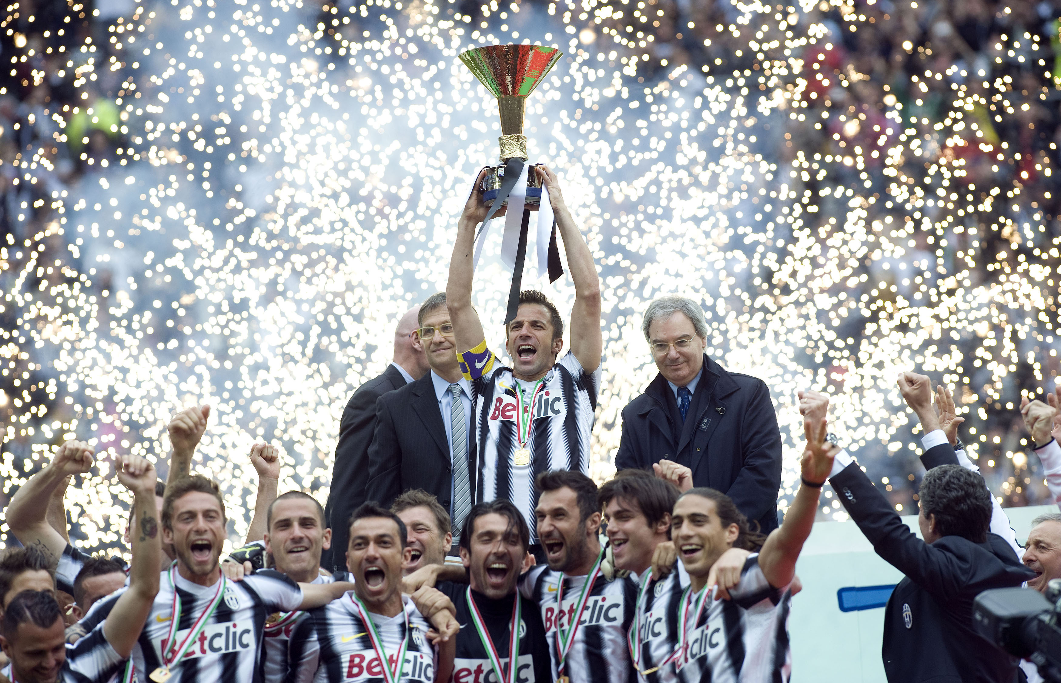 Alessandro Del Piero fick avsluta sin karriär i Juventus med att lyfta Scudetto-bucklan.