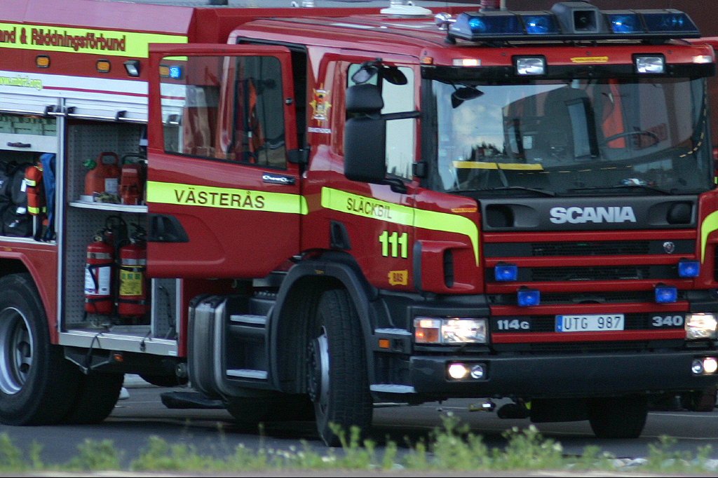 Branden inträffade i en skola i Västerås. (Genrebild)