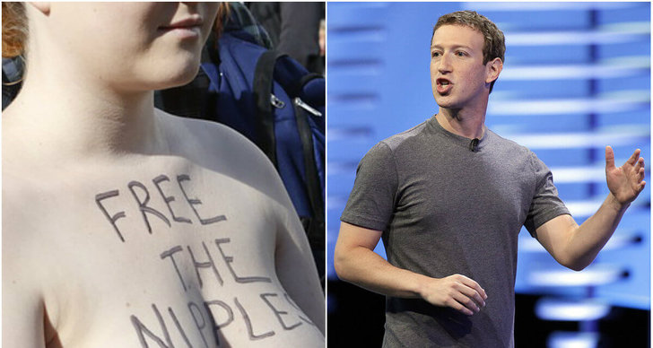 Free the Nipple, naket, Facebook
