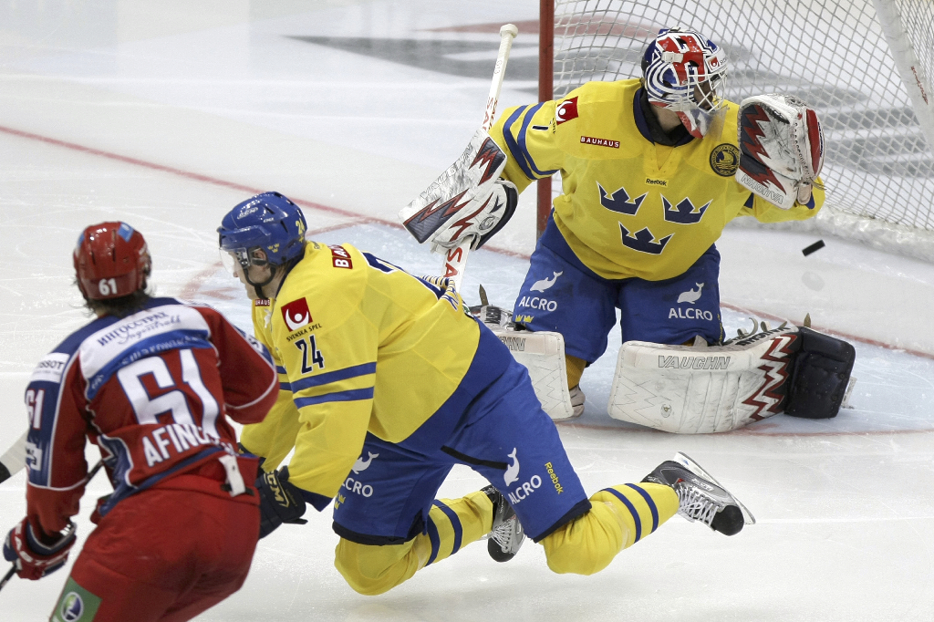 Ryssland, LG Hockey Games, Tre Kronor, ishockey, Sverige, Channel One Cup