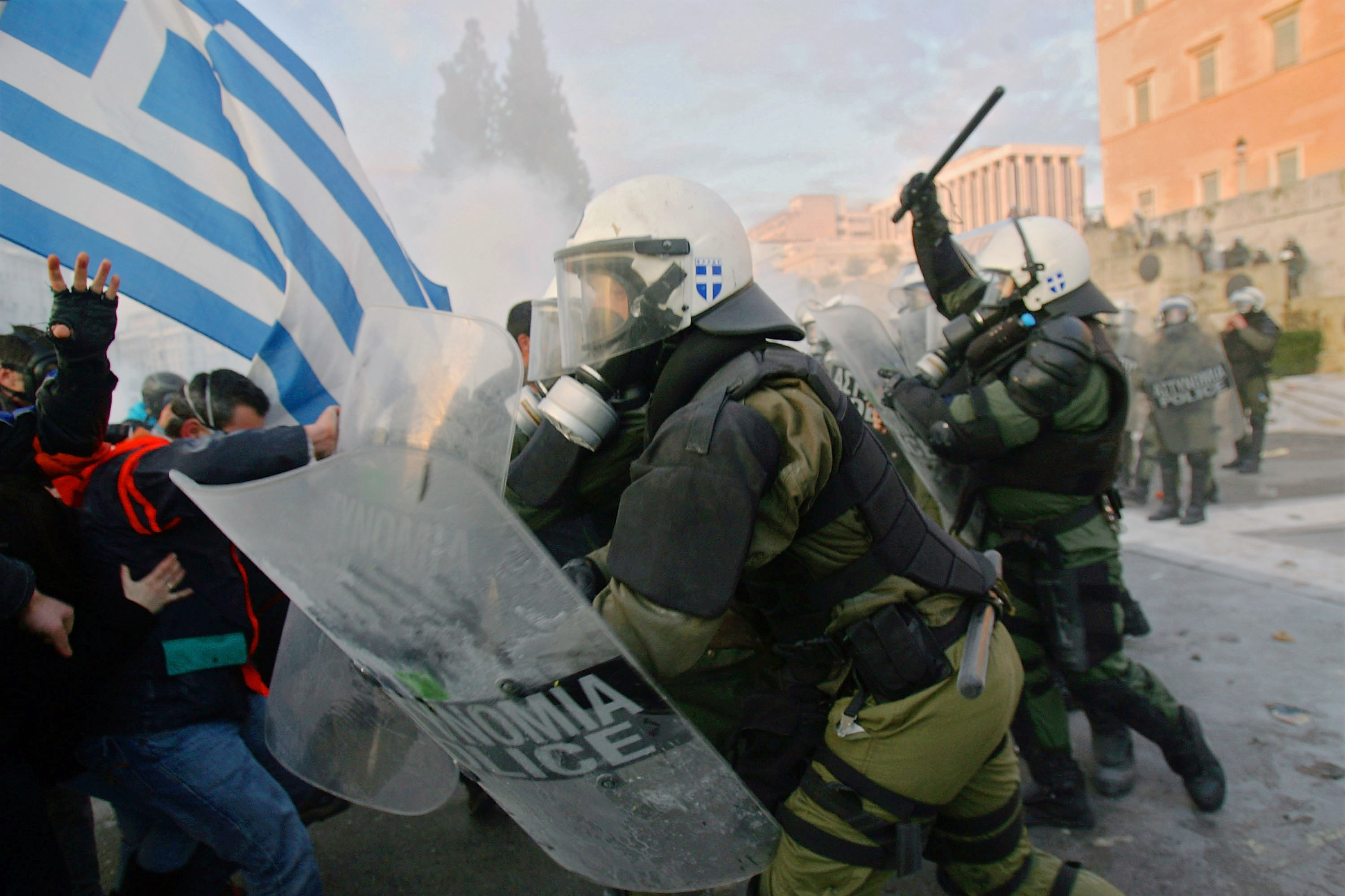 Våldsamma protester väntas i Grekland under dagen.
