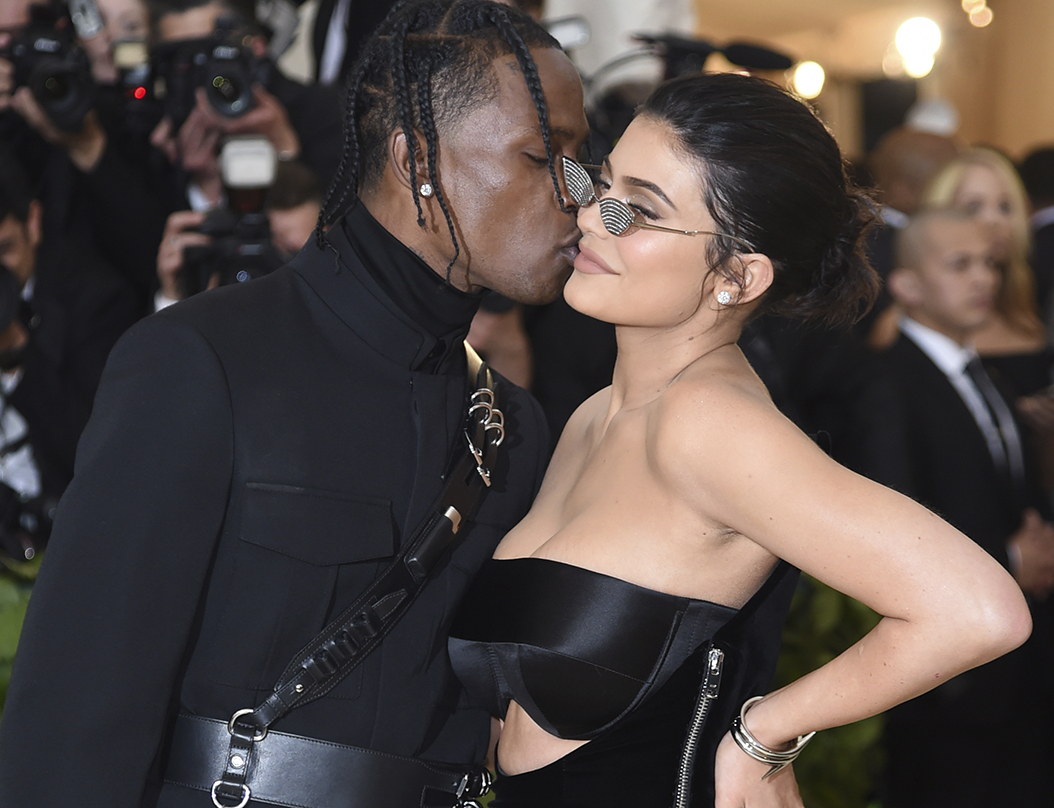 Kylie Jenner och Travis Scott. Kylie Jenner och Travis Scott.
