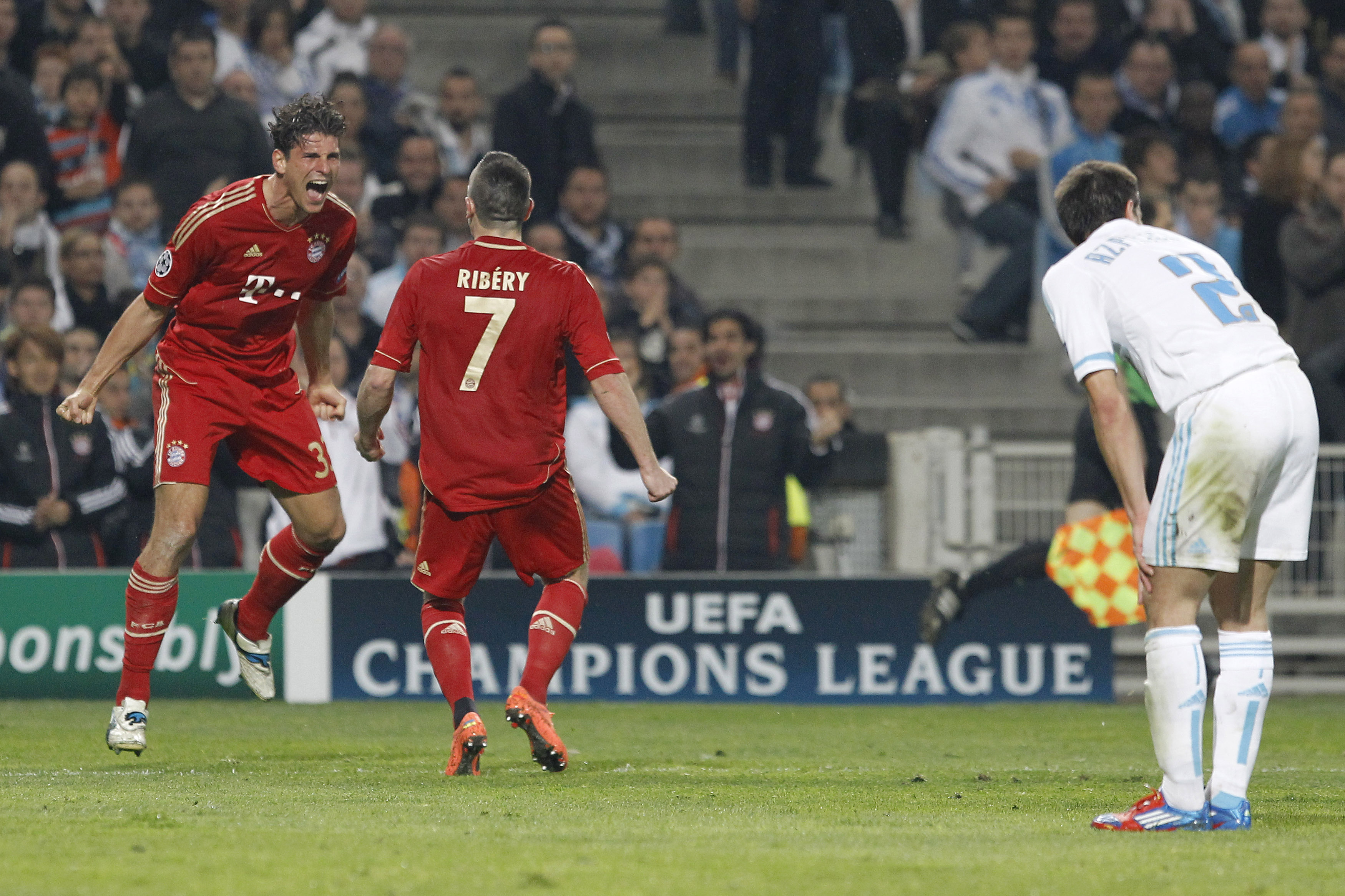 Återigen hade Mario Gomez och Franck Ribery huvudroller, 2-0 blev det till tyskarna.