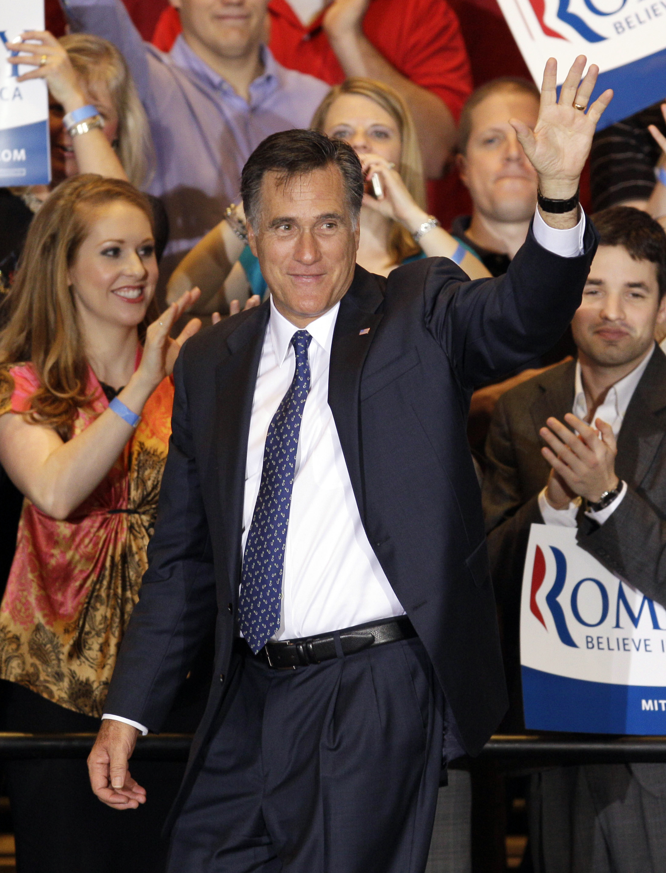 Mitt Romney, President, Illinois, Politik, Republikanerna, USA, Barack Obama, Primärval, Rick Santorum