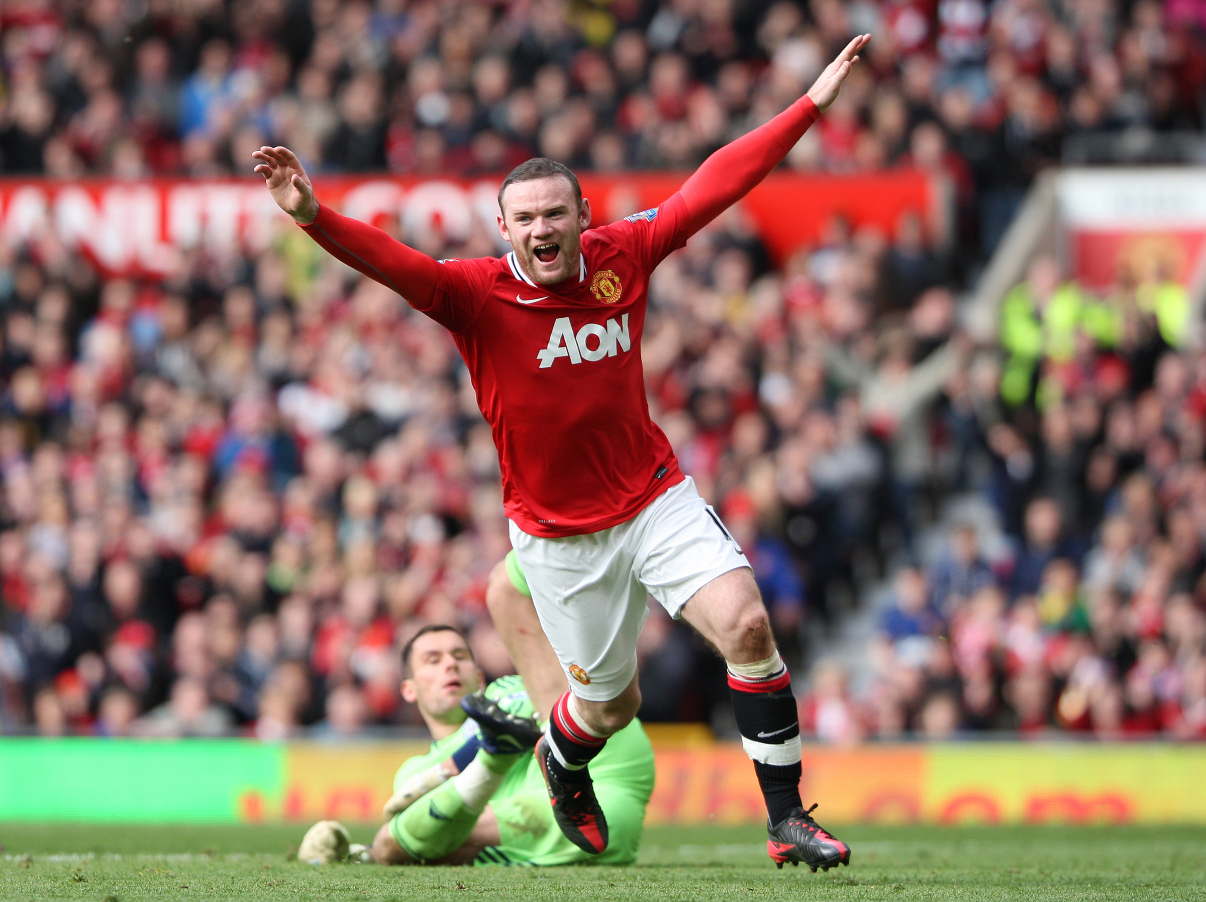 Rooney var, tillsammans med Ashley Young, matchens stora behållning.