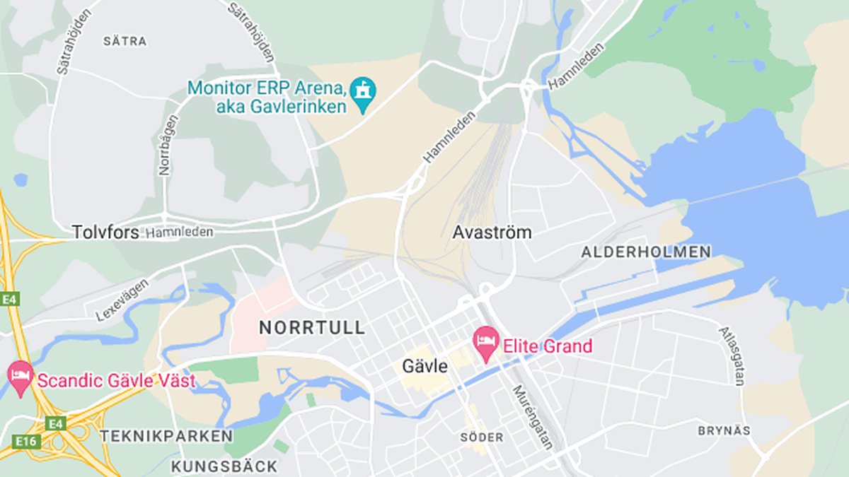 Google maps, Gävle