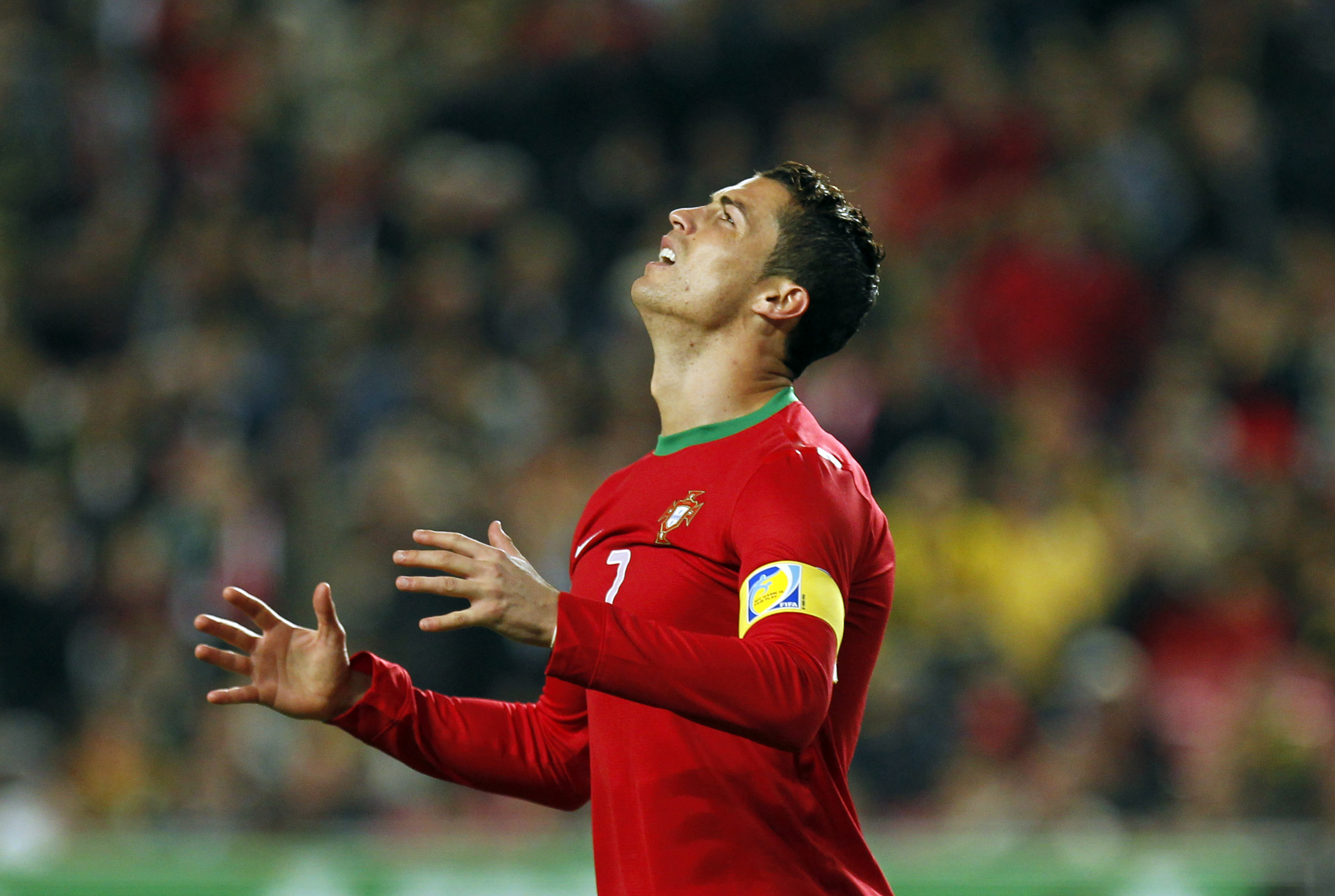 För trots att Cristiano Ronaldo länge såg frustrerad ut. För trots att Cristiano Ronaldo länge såg frustrerad ut.
