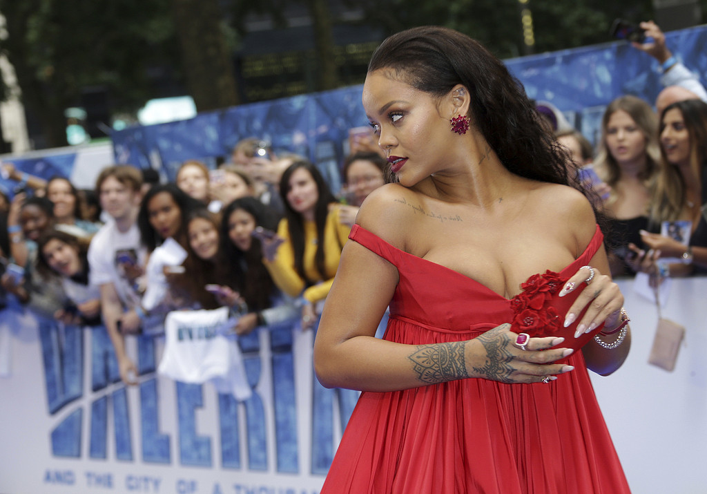 Rihanna på röda mattan Rihanna på röda mattan