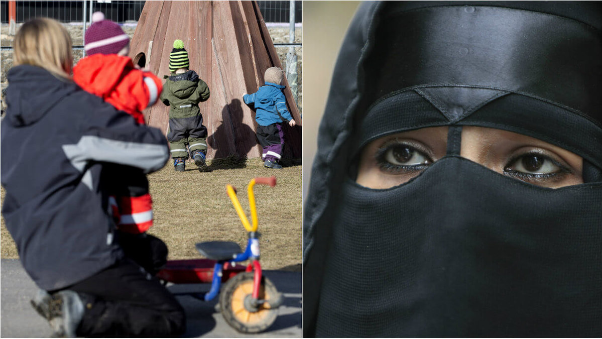Förskolan där två kvinnor bar niqab får ett "föreläggande" av kommunen. 