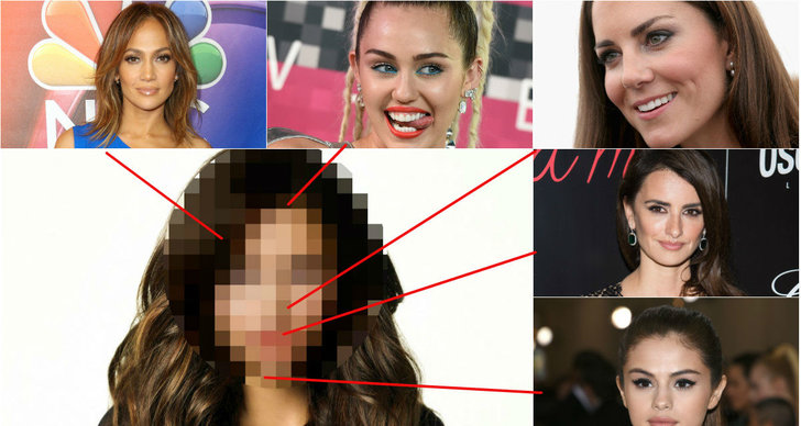 Miley Cyrus, Angelina Jolie, Kate Middleton, ögon, Kiera Knightley