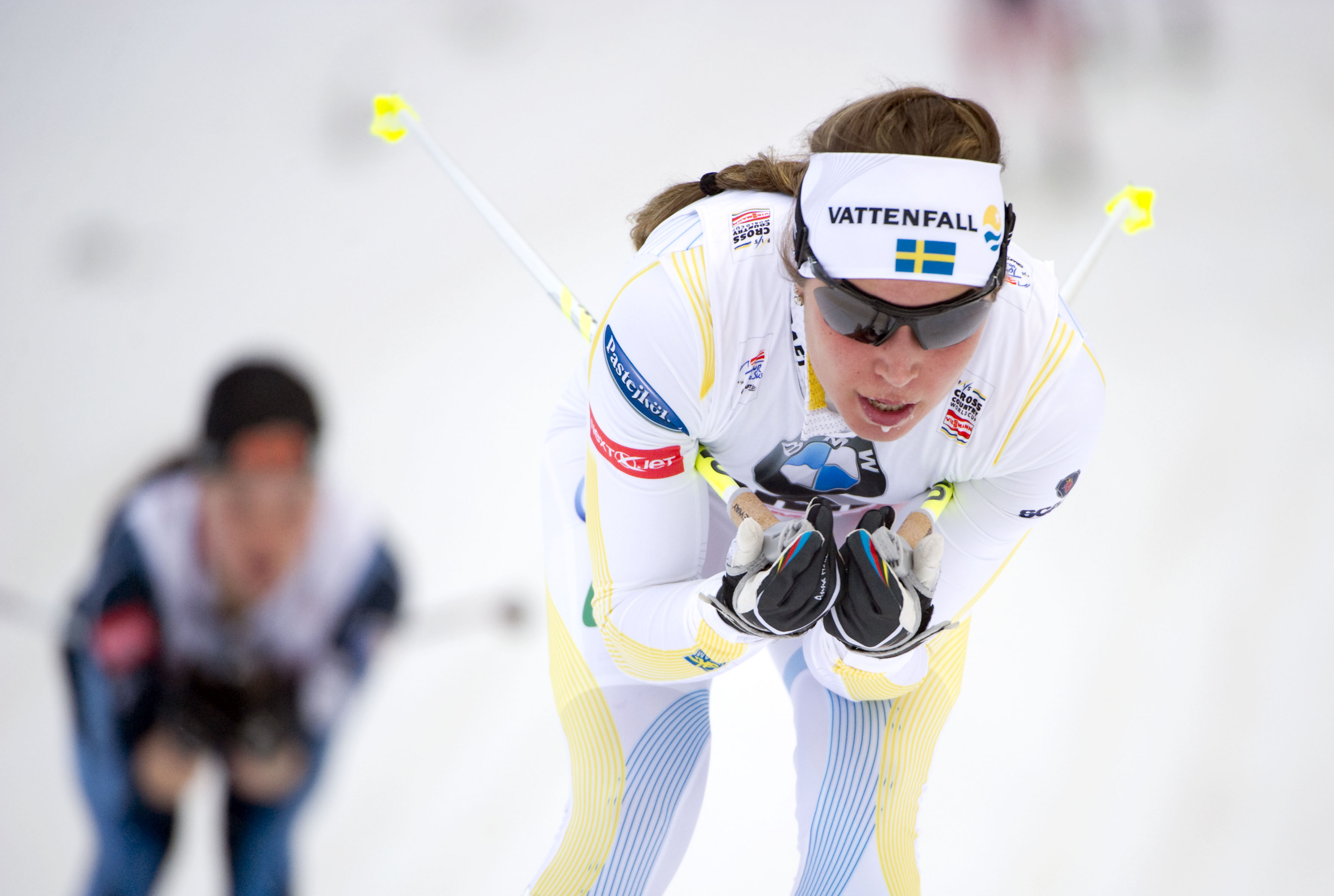 Anna Haag, 10 km, Langdskidakning, skidor, Marit Björgren