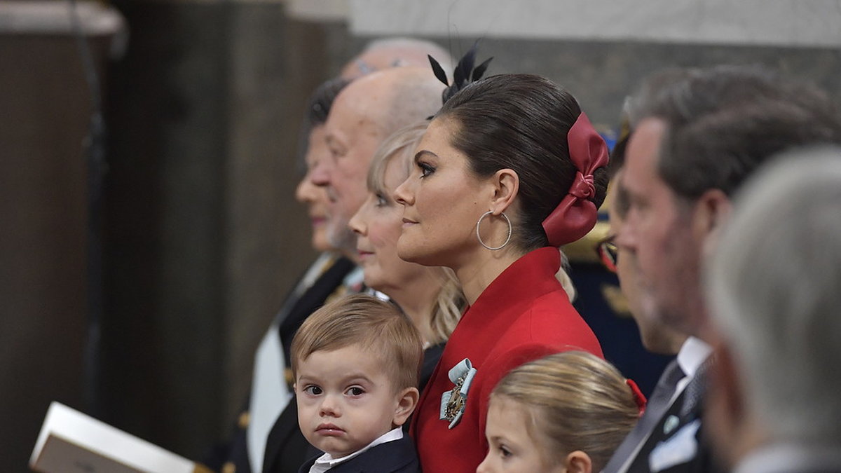 Idag döptes Prins Gabriel i Drottningholms slottskyrka.