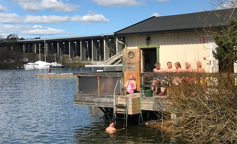 Fredhäll badklubb, klippor Fredhäll badklubb, klippor