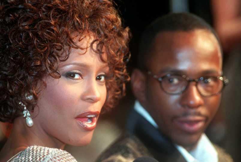 Whitney med sin dåvarande make Bobby Brown, som hon var gift med 1992-2007.